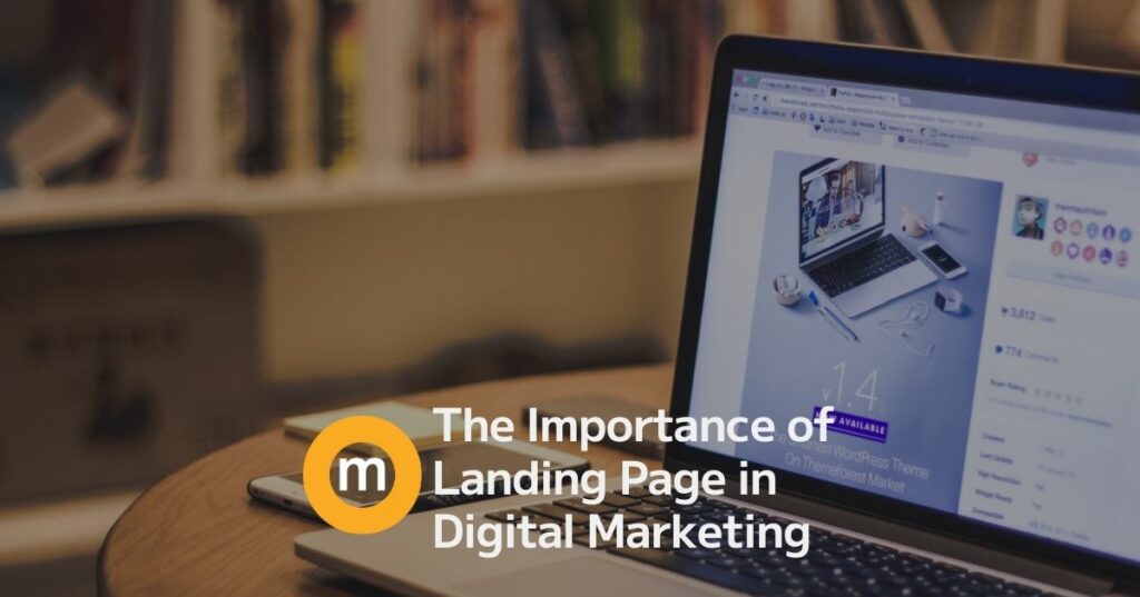 Importance of landing page 
